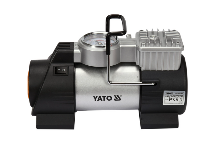 Компресор за кола YATO YT-73460 с LED лампа 12V 180W
