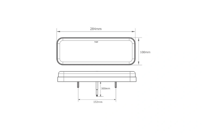 TruckLED L1871+L1872 LED NEON DYNAMIC задни светлини, 0.35 м кабел, 6 функции, ляв+десен