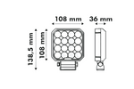 Lampa robocza kwadratowa 64LED 6400 lumenów