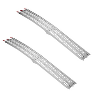 ProPlus 390096 сгъваеми алуминиеви рампи за ремаркета 220 см 680 кг комплект от 2