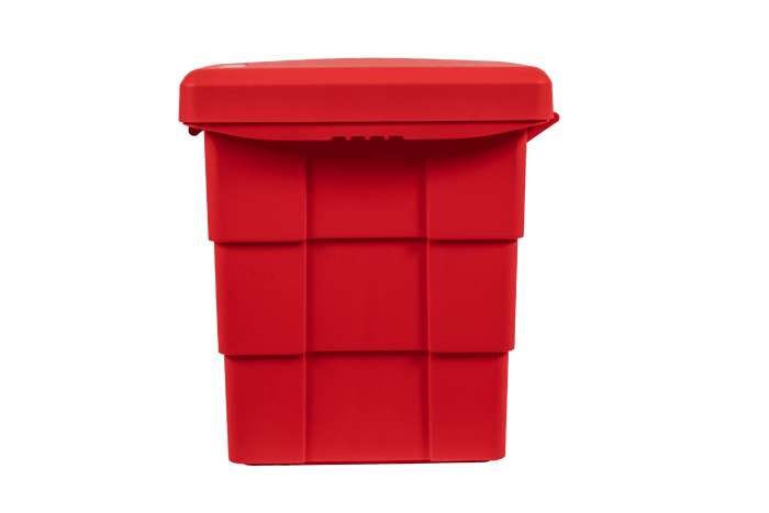 DAKEN 86014 PITBOX кутия за насипни материали, контейнер за пясък, пътна сол 655x570x520 мм 108.5 л