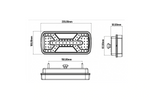 KAMAR X-SPIDER L2430+L2431 задни светлини байонет 5PIN 7 функции ляв+десен