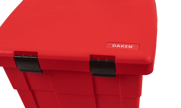DAKEN 86014 PITBOX кутия за насипни материали, контейнер за пясък, пътна сол 655x570x520 мм 108.5 л