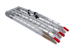 UNITRAILER ALR002 сгъваема алуминиева рампа за ремарке 221 см 340 кг с колан