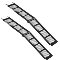 ProPlus 390094 сгъваеми стоманени рампи за ремаркета 203 см 680 кг комплект от 2