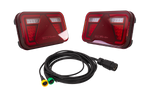 ASPÖCK MULTILED IV LED задни светлини + ASPÖCK кабелен сноп 4.5 м 7-пинов