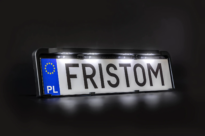 Рамка за регистрационен номер с LED осветление FRISTOM FT-264 LED M15