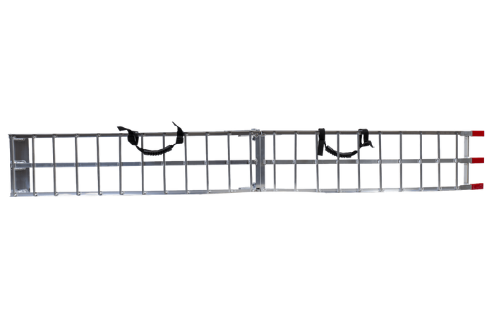 UNITRAILER ALR002 сгъваема алуминиева рампа за ремарке 221 см 340 кг с колан