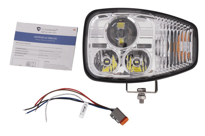 TT Technology TT.16610-L+TT.16610-P LED фарове 3 функции 21xLED 4450lm ляв+десен за JCB/Cat/Manitou/Volvo/Terex