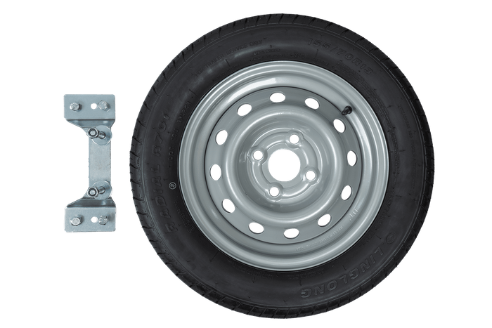 Резервно колело за ремарке със скоба LINGLONG ГУМА 155/70 R13 75N UNITRAILER RIM 4Jx13" 4x100 ET:30